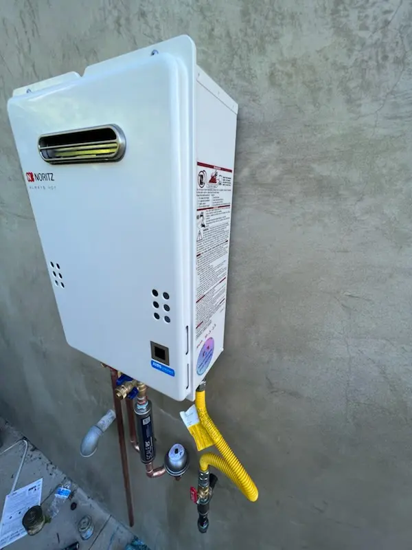 Tankless water heater installation for Belspur homes